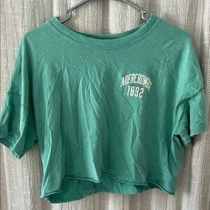 Abercrombie and Fitch cropped graphic tee